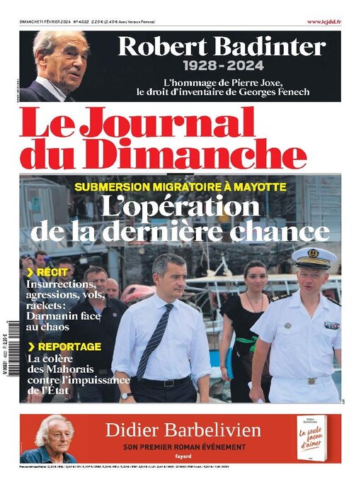 Title details for Le Journal du dimanche by Lagardere Media News - Wait list